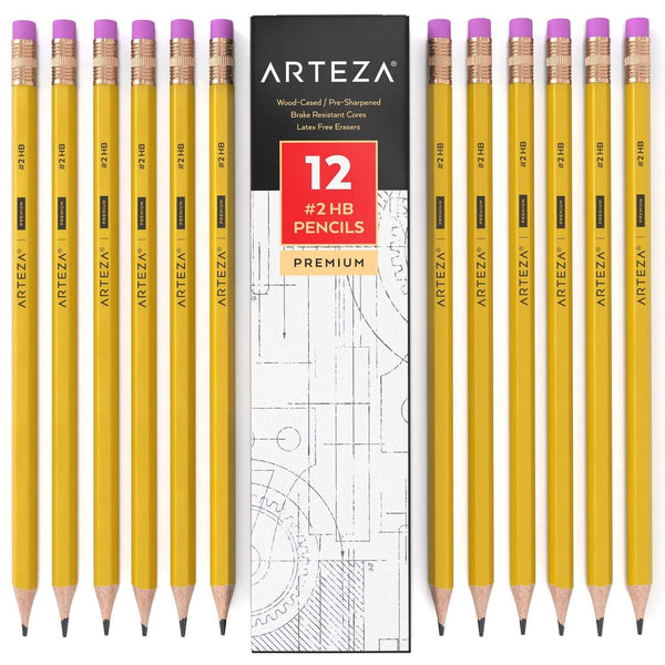 #2 HB Wood Pencils - Set of 12 –